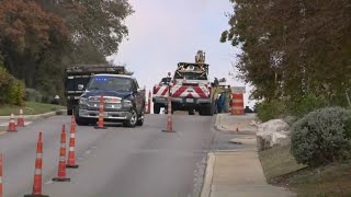 Parts of Stone Oak Parkway shut down due to gas leak [upl. by Nabala966]