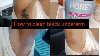 How to clean underarms blackskindark armpitsyoutubeviral [upl. by Alamak]