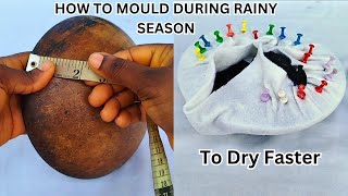 How to Mould Fascinator Hat Base For Beginners turbanturbantutorialheadgear [upl. by Tirrell]