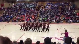 Uintah High School Military Routine 20152016 [upl. by Ellicul]