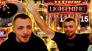 500X Win in Lightning Roulette XXXTreme  MustSee High Roller Session  CasinoDegens [upl. by Lyckman854]