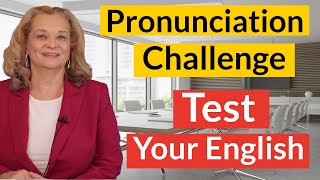 English Pronunciation Test  How good is your English [upl. by Emoreg]