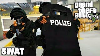 GTA 5 SWAT MOD  ANSCHLAG im LABOR  Deutsch  Grand Theft Auto V Polizei [upl. by Lamarre]