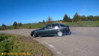 BMW E36 318is CoupeM42B18 Drift on track \ Another day sideways [upl. by Felicidad]