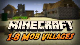 Minecraft Beta 18 Pre Mob Villages  TNT  Fun [upl. by Godbeare]