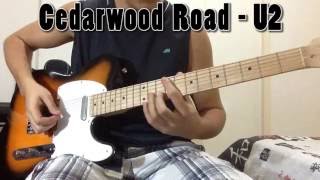 Cedarwood Road U2  GUITARRA tutorial [upl. by Ransome]