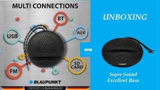 UNBOXING  Blaupunkt BT03 🔊🔊🔊 Best Bluetooth under 900 [upl. by Elletnuahs]