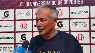 Declaraciones de César Adriazola DT de Reservas [upl. by Ervine]