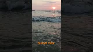 sunsetview travel nature panamburbeach peaceful besttouristplace evening shortsvideo [upl. by Joellen175]