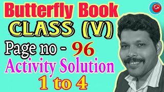 Butterfly Book Class 5 page no 96 activity solution 1 to 4 [upl. by Marcoux]