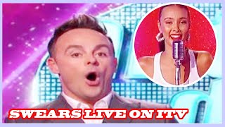 Saturday Night Takeaway viewers spot moment Maya Jama swears live on ITV show [upl. by Keane52]