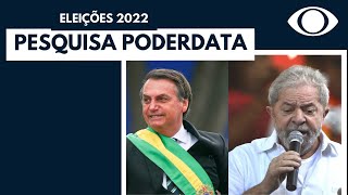 Nova pesquisa PoderData para presidente [upl. by Adnofal]