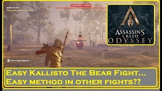 Assassins Creed Odyssey Easy Kallisto the Bear Fight [upl. by Germain938]