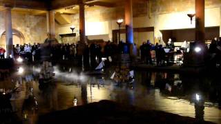 Battle of Quiberon Bay reenacted in the Roman Bath at Bath [upl. by Sydelle987]