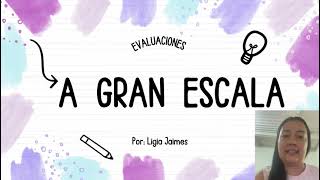 EVALUACIONES A GRAN ESCALA [upl. by Gracia]