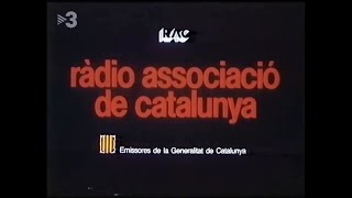 Ràdio Associació de Catalunya RAC 105  spot  CCRTVCCMA  1985 [upl. by Asta]