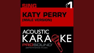 Firework Male Version Karaoke Instrumental Track In the Style of Katy Perry [upl. by Iam]