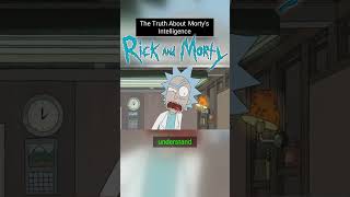 The Truth About Mortys Intelligence  Rick and Morty rickandmorty [upl. by Ahsinel]