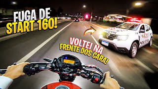 FUGA DE START 160 VOLTEI NA FRENTE DOS CARA 🚨 [upl. by Yevrah]