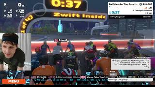 Zwift  Race Zwift Insider Tiny Race Neokyo Crit Course ZRS  520 690 Why I stopped sprinting [upl. by Hardunn]