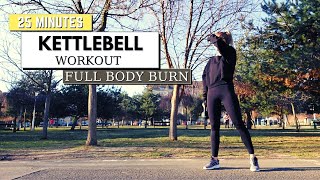 🔥25 Minute Kettlebell HIIT Workout🔥Kettlebell Exercises for Muscle Strength and Fat Burning🔥 [upl. by Aicssej]