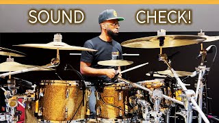 These Pearl drums sound AMAZING  Israel amp New Breed Soundcheck  Carlin Muccular [upl. by Akilaz]