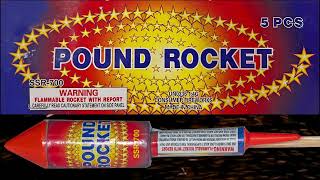 Pound Rocket Showstopper Crossette and Intense Crackles [upl. by Neeruan]