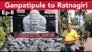 EP 8 Ganpatipule to Ratnagiri  Konkan Tour  Ganpatipule temple  Maharashtra Tourism [upl. by Austin]