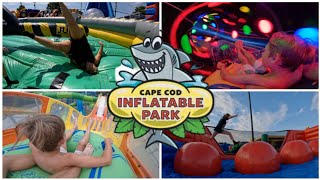 Cape Cod Inflatable Park Wicked Waves Water Park Family Vlog [upl. by Francois]