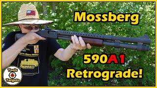 No More Messin AroundMossberg 590A1 Retro 12 Gauge Shotgun Quick Range Review [upl. by Noillid664]