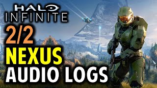 Nexus All Audio Logs Locations  Halo Infinite Collectibles Guide [upl. by Melantha]