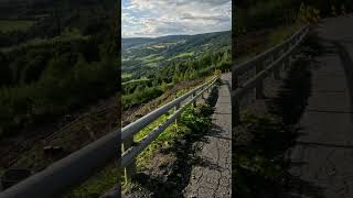 Cycle tour in ØyerHafjell lovely view down towards the center of Øyer [upl. by Anastatius]