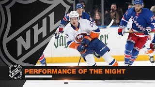 Mathew Barzal records five points in Isles win [upl. by Namron]