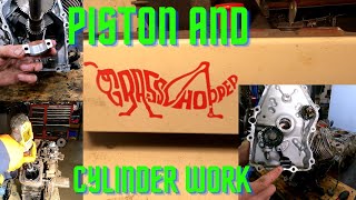 Grasshopper zero turn Kohler twin cylinder CH25S engine rebuild pistons rings other stuff PART2 [upl. by Cyb971]