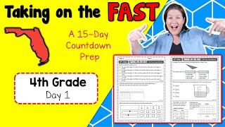 4th Grade  15Day FAST Math Countdown Series  Day 1 [upl. by Ahsimal]