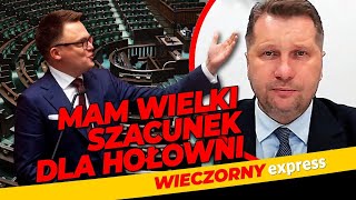 quotMarszałek ROTACYJNYquot Czarnek TŁUMACZY się z BURDY w SEJMIE [upl. by Ogram92]