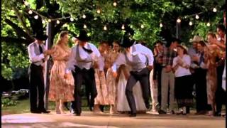 Line Dance Scene from the Movie 8 Seconds [upl. by Bonnibelle]