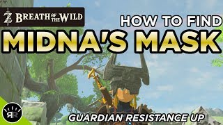 Legend of Zelda Breath of the Wild  Midnass Helmet Location GUARDIAN RESISTANCE UP [upl. by Maurise]