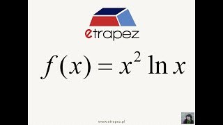 Monotoniczność i ekstrema funkcji  16 eTrapez [upl. by Naenej]