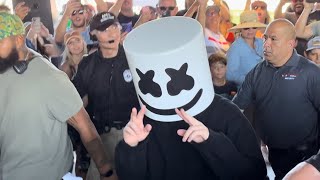 ICONIC MARSHMELLO CONCERT backstage front row [upl. by Whitelaw975]