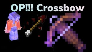 How To Make a One Shot Crossbow Minecraft Bedrock still works 118 [upl. by Ellehcil434]