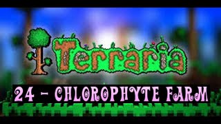 Terraria Tutorials Chlorophyte Ore Farm [upl. by Ainoek]