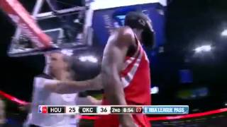 Hasheem Thabeet and James Harden Altercation  Rockets vs Thunder  112812 [upl. by Marianna]