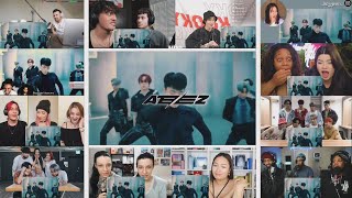 ATEEZ ‘Deja Vu’ MV React Mashup [upl. by Beora33]