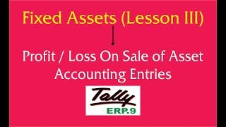 Fixed Asset Sales Entries  Accumulated Depreciation Adjustment Entry [upl. by Ailuig]