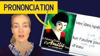 Exercice de prononciation avec des films français  Amélie Poulain [upl. by Finegan]