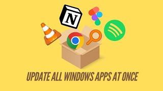 How to Update all the Windows Apps at Once [upl. by Cornia]