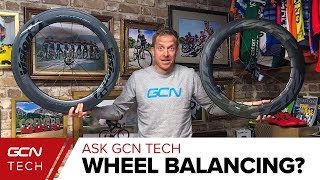 Wheel Balancing And Derailleur Adjustment  GCN Tech Clinic [upl. by Ecirtnuahs]