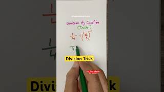 Dividing Fractions Made Easy Maths division fraction [upl. by Ybor]