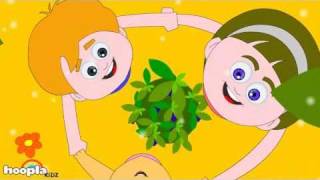 HooplaKidz Nursery Rhyme  The Mulberry Bush [upl. by Hnim784]